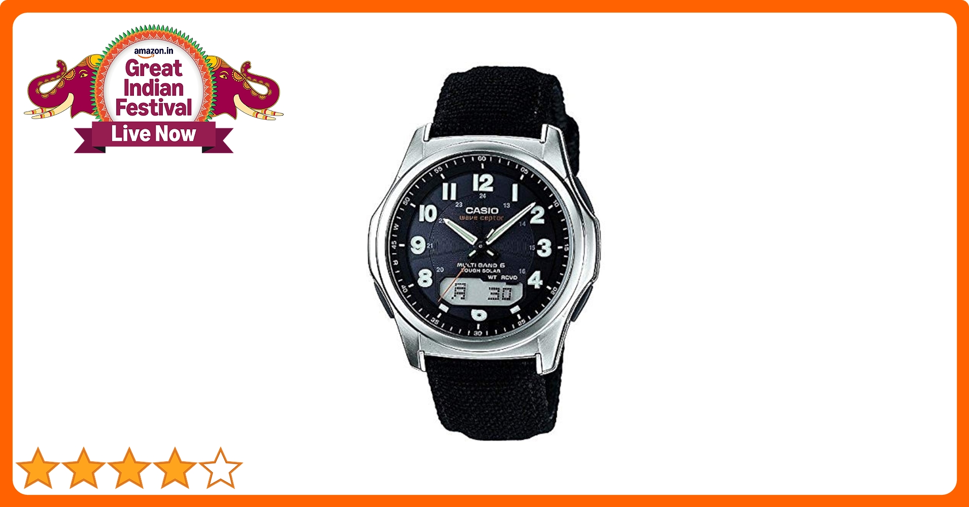 腕時計 CASIO MULTI BAND6 カシオ CASIO 電波ソーラー腕時計マルチバンド6☆世界6エリアで